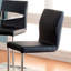 Chaises de salle à manger en similicuir 2 pièces