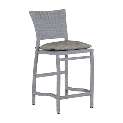 Skye 24" Patio Bar Stool with Cushion