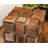 Patchwork Brindle Cowhide Ottoman