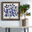 Deep Blue Branch II - Toile encadrée de qualité supérieure - prête à être accrochée-124647062-124647054