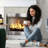 Dual Row Gas Burner Fireplace Kit with Pro Connection Kit, Silica Sand, Glowing Embers, Grate-102290630-102290634