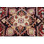 Tapis à motif oriental géométrique traditionnel 4 x 6