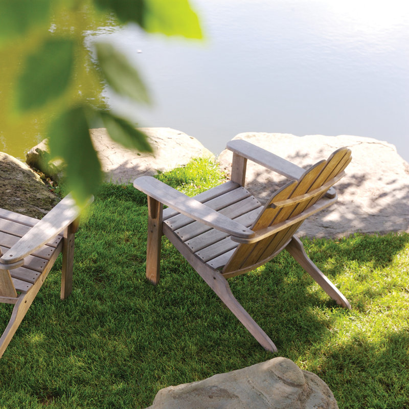 Adirondack Teak Chair, Natural