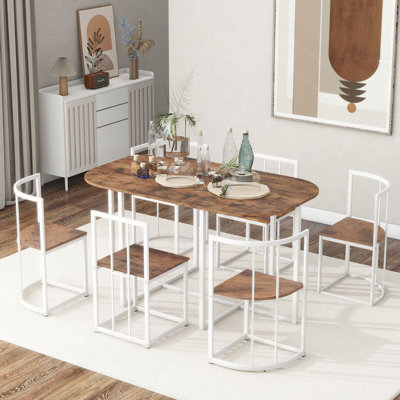 Ensemble de table de salle à manger 7 pièces Modern