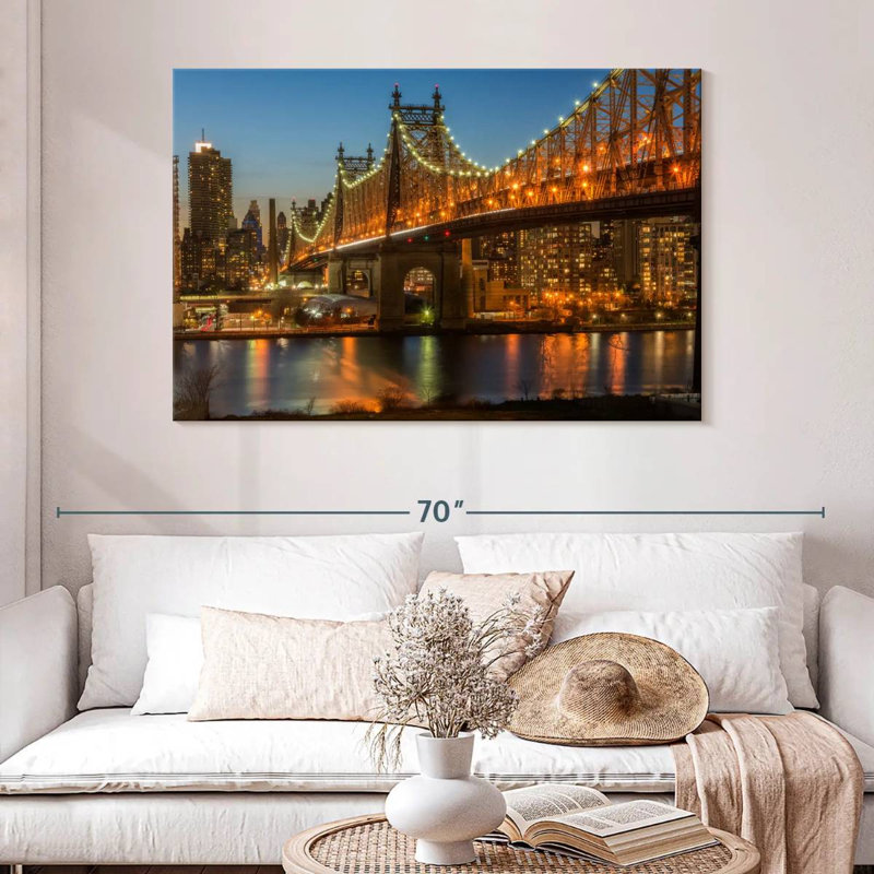 Pont de New York, Queensboro, H 32 po x l 48 po