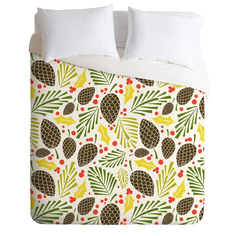 Ensemble de housse de couette Woodlands, Housse de couette simple / simple TG et 1 taie dé