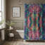 Motifs psychédéliques - Rideau de douche haut de gamme-646276578