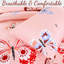  Ensemble de courtepointe réversible rose / bleu / rouge-1941576700