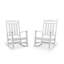 Aulika Outdoor HDPE Patio Rocking Chairs-1890333840