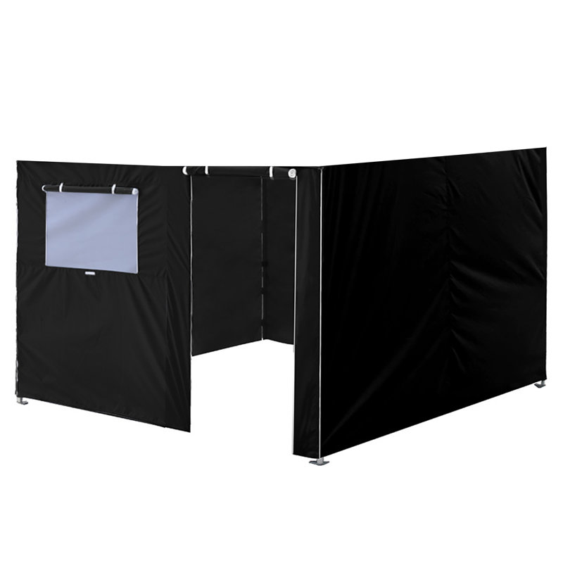 Mur latéral Moguel, Noir, H 49,2 po x l 120 po x P 120 po