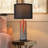 Jaasir 27‘’ Tall Antique Table Lamps with USB and LED Bulbs (Set of 2)