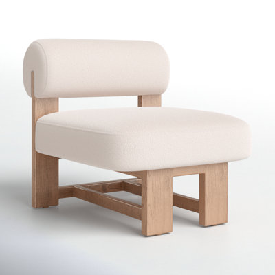 Agave Upholstered Slipper Chair