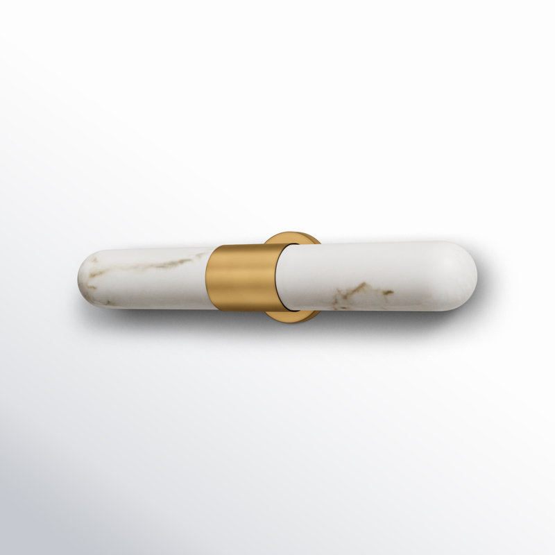 Anakena Julie Vanity Light, Heritage Brass