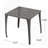 Outdoor KAI 18" SIDE TABLE
