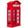 Piccadilly British Telephone Booth Curio Cabinet