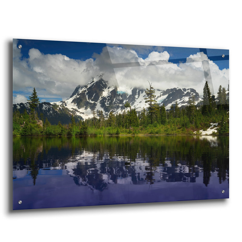 «Head In The Clouds» par Rick Berk, art mural en verre acrylique, H 24 po x l 36 po x P 0,2 po