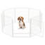 Panneaux de enclos pour chien multi-tailles en métal avec 1 porte-111010598-111010601