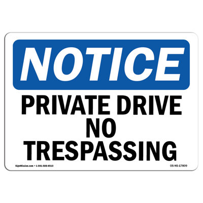 Enseigne privée sans intrusion