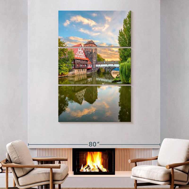 Nicci Hangman's Bridge In Nuremberg, 74" H x 48" W