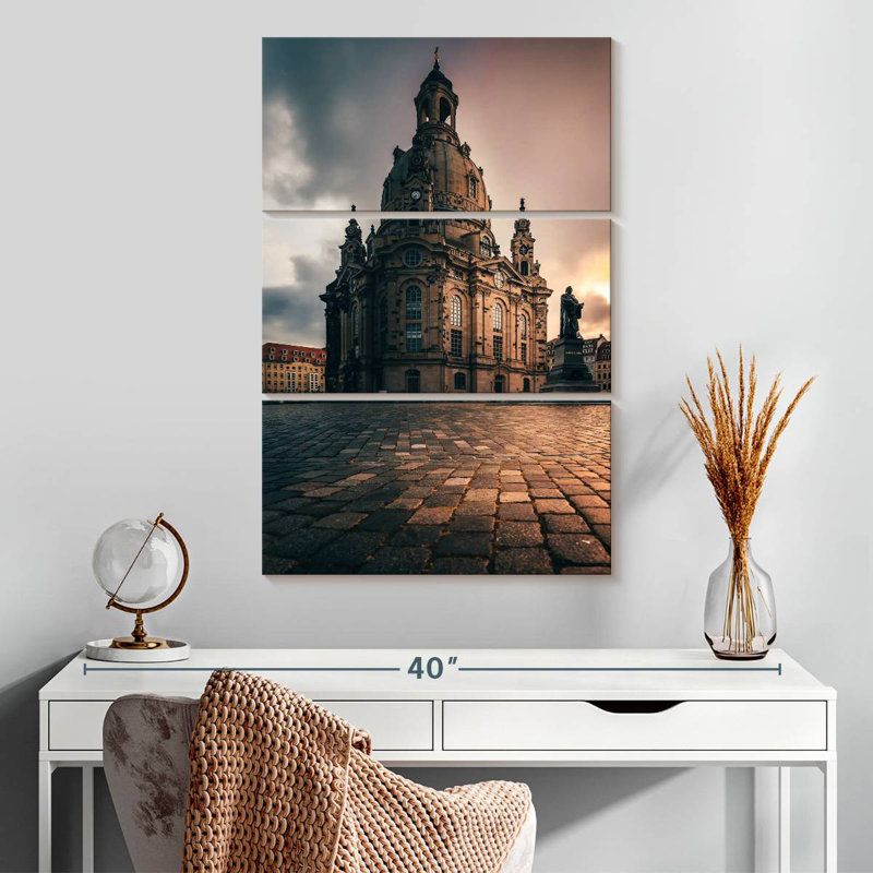 Masam Lutheran Dresden Frauenkirche, H 32 po x l 20 po