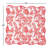 Nutcracker Toile Scalloped Dinner Napkin