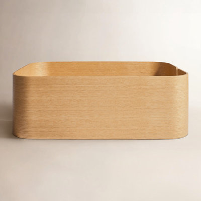 Garden Party Solid Wood Decorative Bin 1
