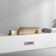 Double Knob Handle Deck Mounted Waterfall Roman Tub Faucet, with High Flow and Brass Rough-in Valve