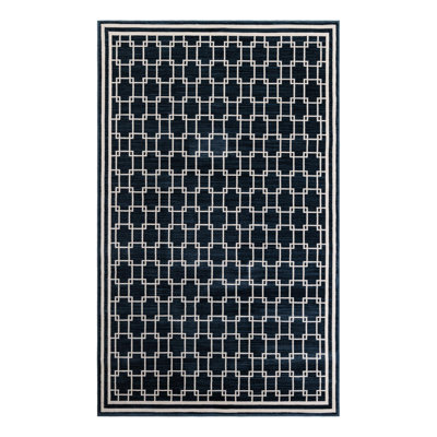 Jill Zarin Metropolitan Uptown Rug Navy Blue