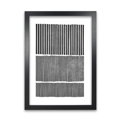 Mid Century Modern Lines Original - Print