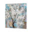 Arbre en fleurs, peinture sur toile tendue