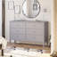 Commode en bois avec 6 tiroirs-259778082