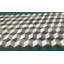Marbre hexagonal à jet d'eau, 3 couleurs blanc gris noir, marbre naturel, pour plancher et mur, carreau de marbre poli, pierre naturelle, marbre véritable, marbre véritable, 1 boîte de 12 pièces