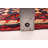 Kargahi One-of-a-Kind Runner: 2'10" X 9'10" New Age Runner Wool Area Rug in Red