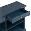 Console avec 2 tiroirs et tablettes de rangement ouvertes-705161122