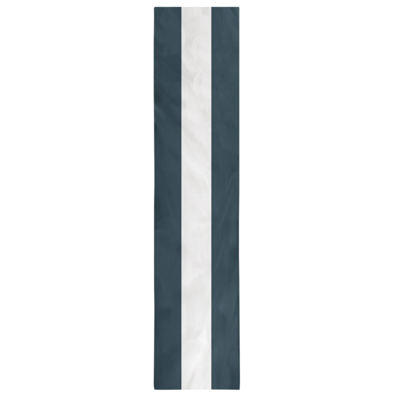 New Orleans Football Stripes Table Runner, 72" x 16", Polyester, Houston Throwback Football Dark Blue/White