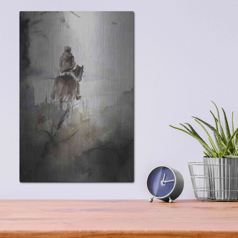 From Afar' by Oscar Alvarez Pardo, Metal Wall Art, 16" H x 12" W