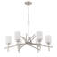 Lustre classique unique à 6 lumières Nedelia-1841275174