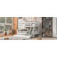 Lit superposé simple au-dessus d'un lit double avec barrière de sécurité en échelle et lit gigogne simple pour une utilisation polyvalente et peu encombrante-798113635