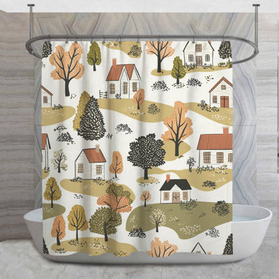 Rideau de douche Rustic House
