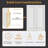 Interior White Primed 2-panel Solid Wood Core Closet Bi-fold Shaker Door With Hardware-99222566