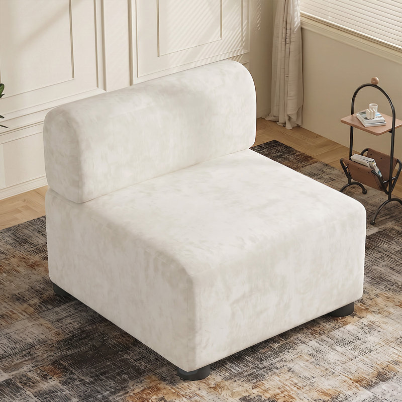 1 Seater Seating Component, White