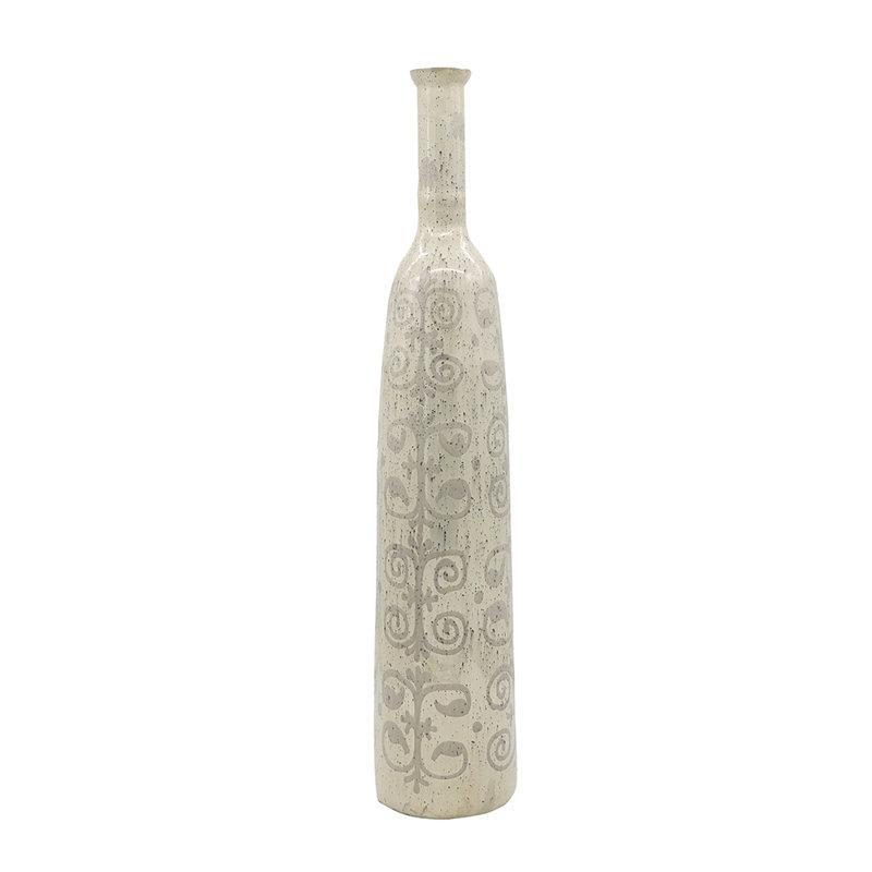Vase de plancher en verre Mcquaig, H 29,9 po x l 5,9 po x P 5,9 po