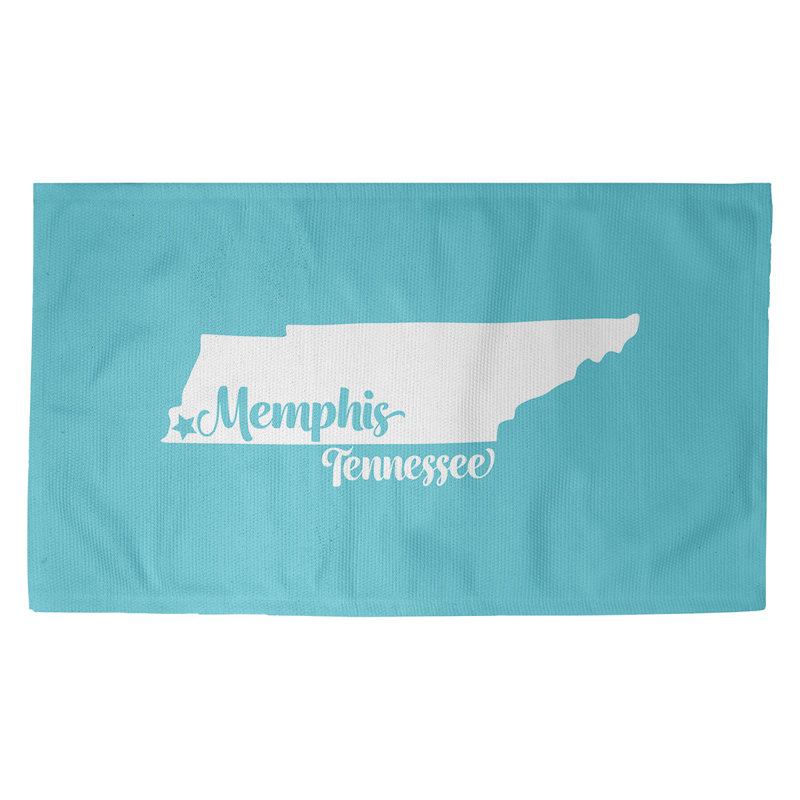 Tapis bleu memphis tennessee, Rectangle 5 pi x 7 pi