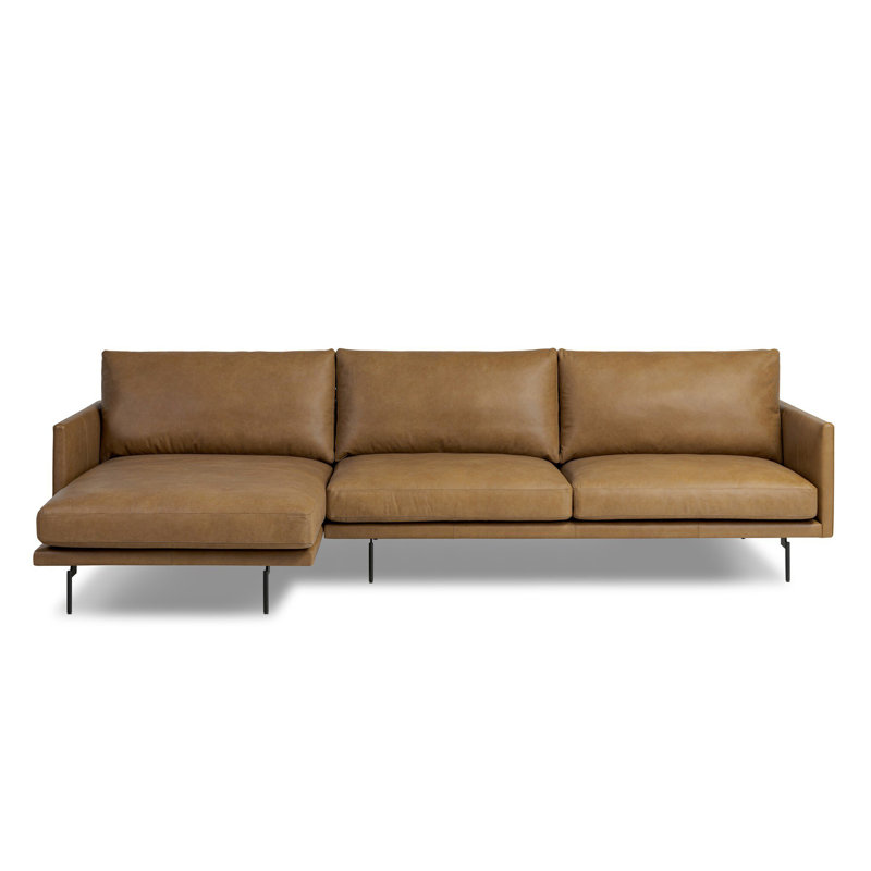 Melle 2Pc Sectional W/ LAFC-Omari Natural, Omari Natural Polyester Blend, Left Hand Facing