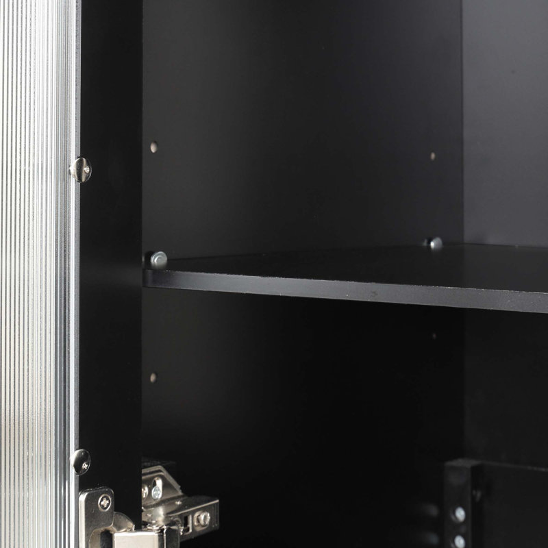 Meuble-lavabo 24 po avec lavabo, Noir
