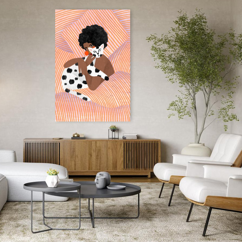 Art contemporain contemporain, H 48 po x l 32 po