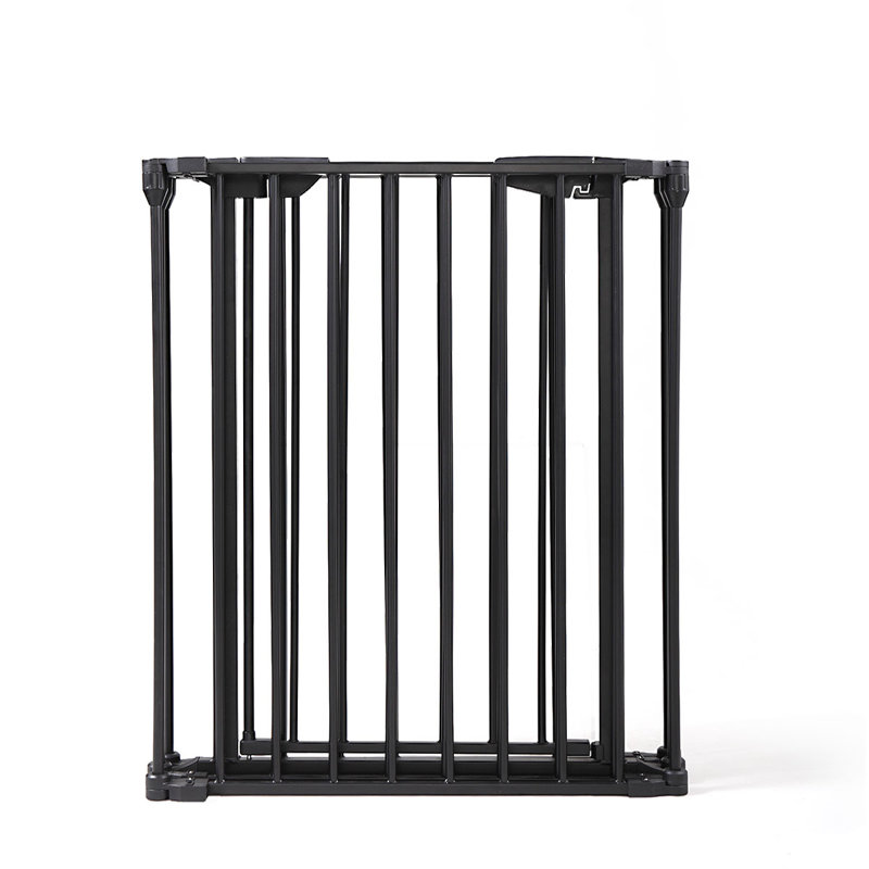 Barrière de sécurité pour bébé 6 panneaux, Noir