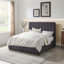 Modern Upholstered Platform Bed With Corduroy Wing Headboard-109801227-130373747