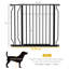 Dog Gate Wide Stair Gate with Door Pressure Fit 75-95W cm-94538317