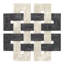 Celtic Vinyl Geometric Woven Placemat-2084866848